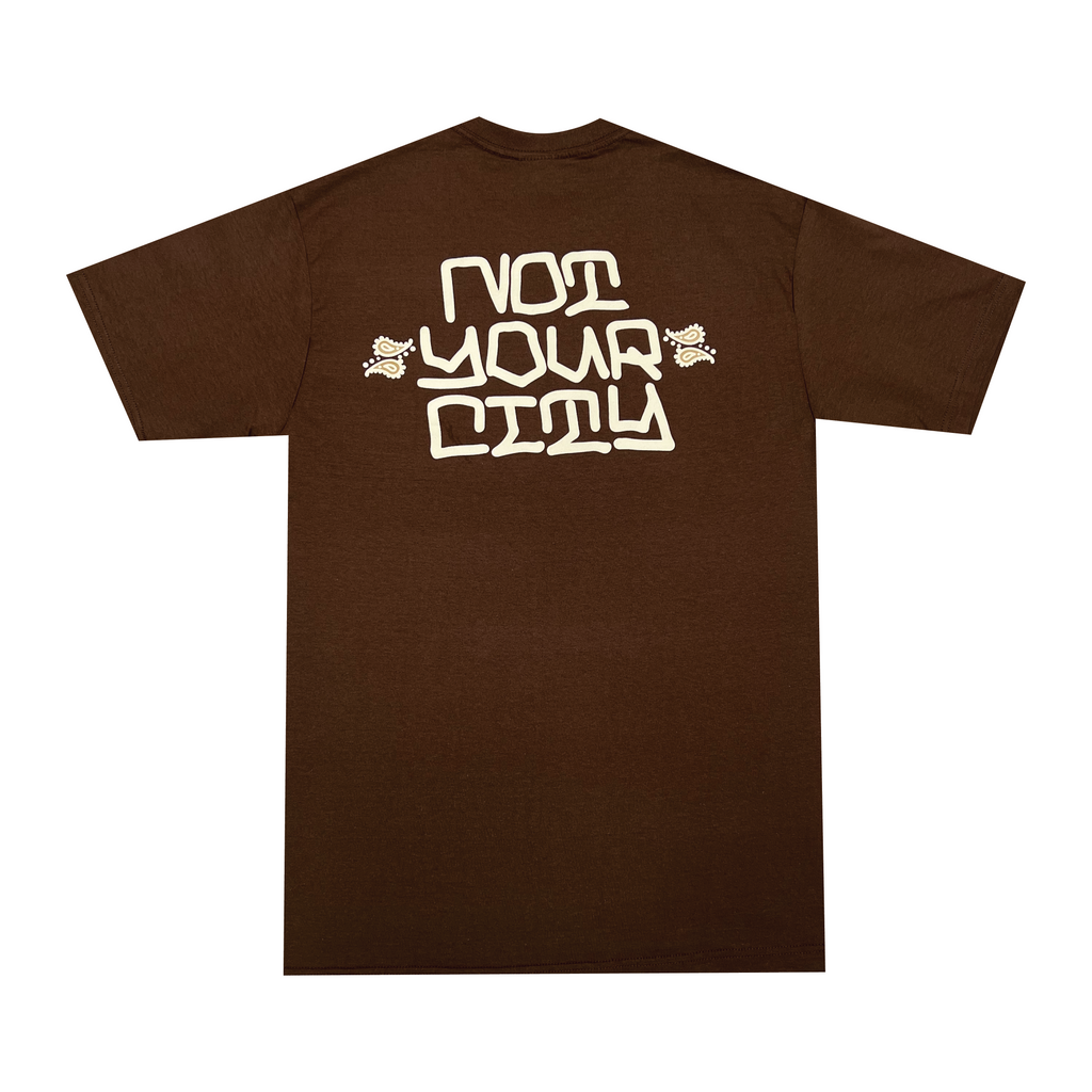 “BROWN PAISLEY” TEE