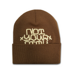 "BLOCK BOY" BEANIE (CARAMEL)