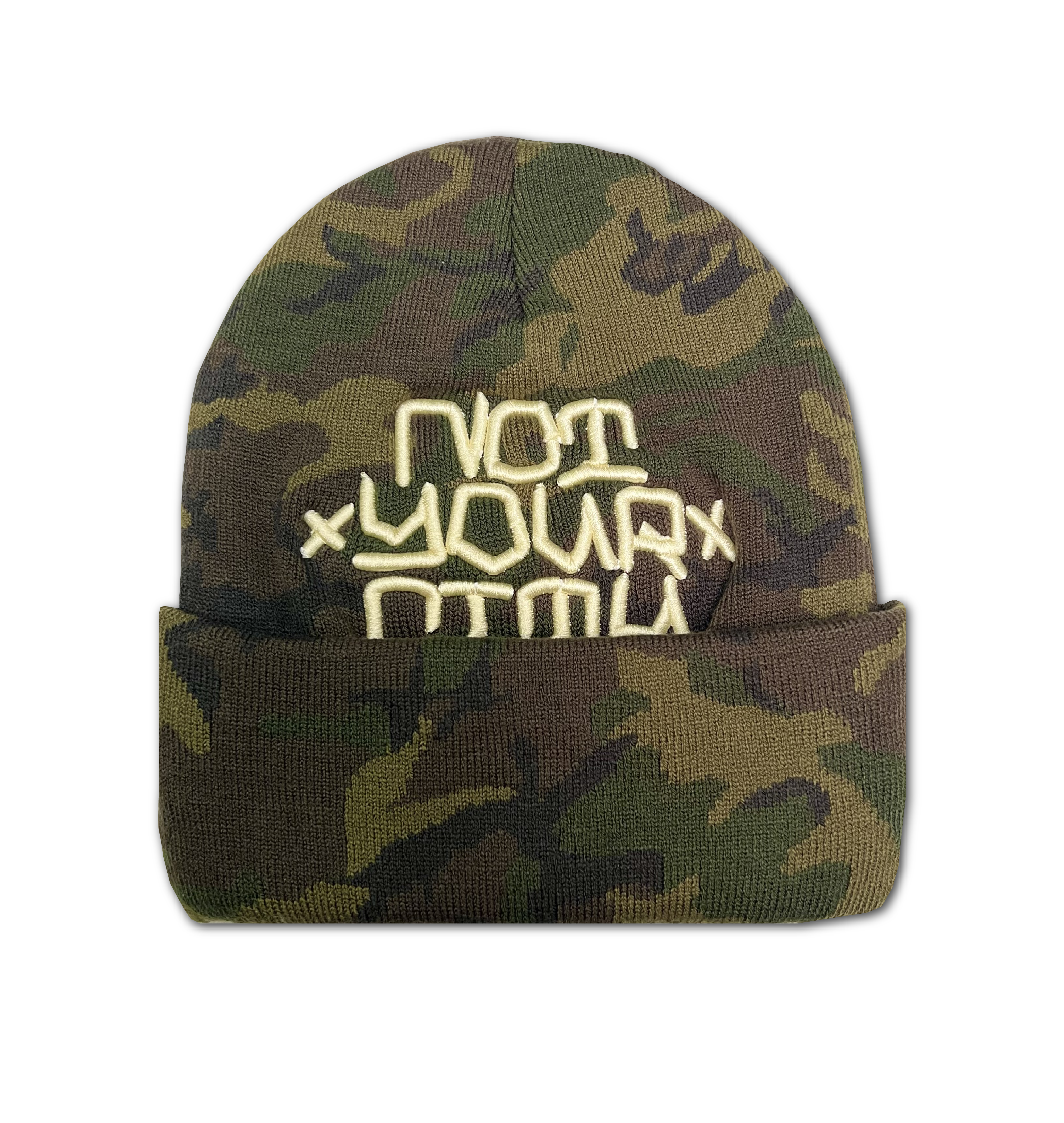 "BLOCK BOY" BEANIE (CAMO)