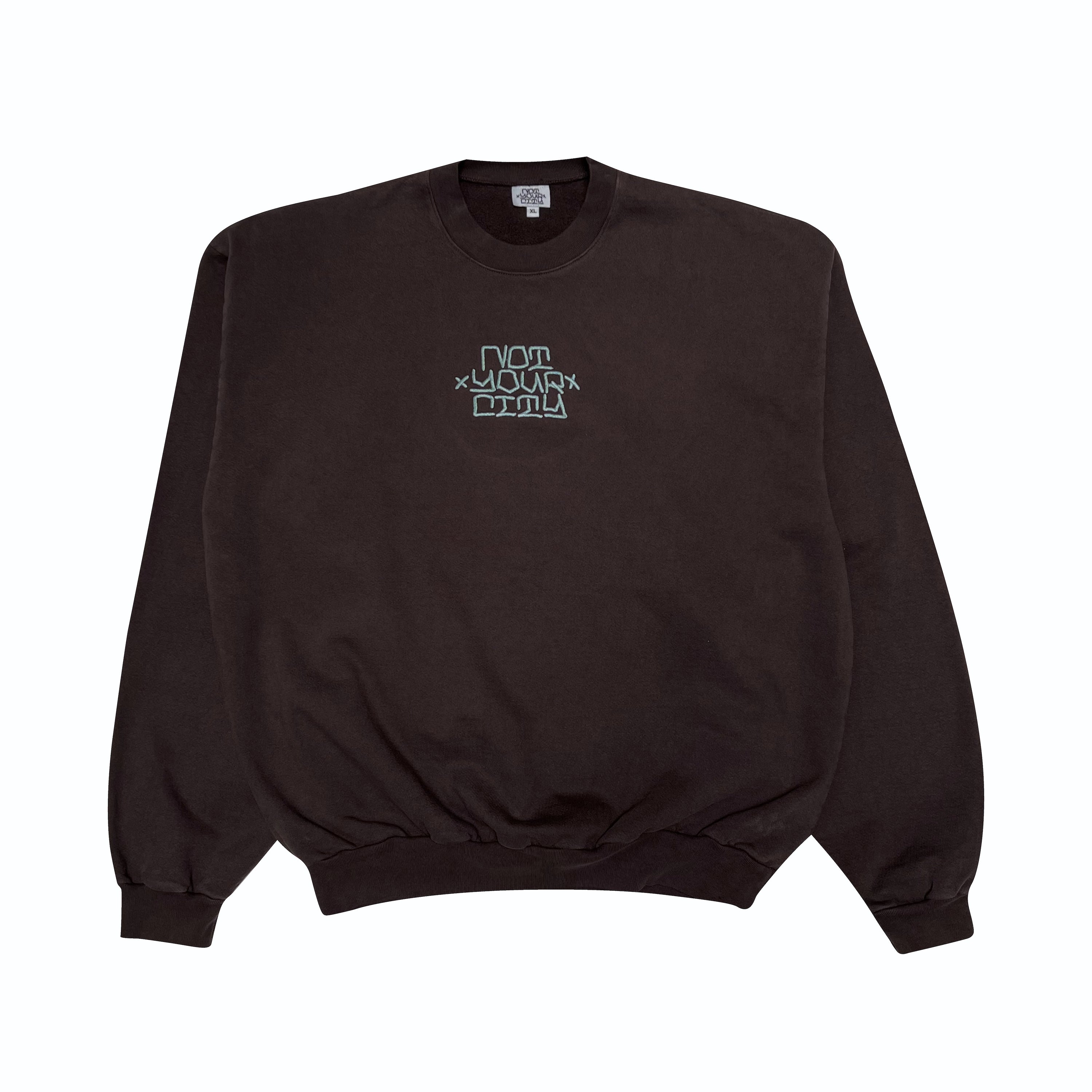“VINTAGE BLOCKBOY” SWEATSHIRT (CHOCOLATE)
