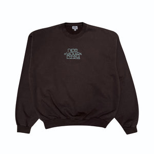 “VINTAGE BLOCKBOY” SWEATSHIRT (CHOCOLATE)