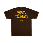 "HOME TEAM" TEE (BROWN)
