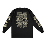 "HOOD TOUR" LONG SLEEVE (BLACK)