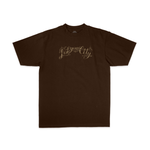"ESCRITO" TEE (BROWN)