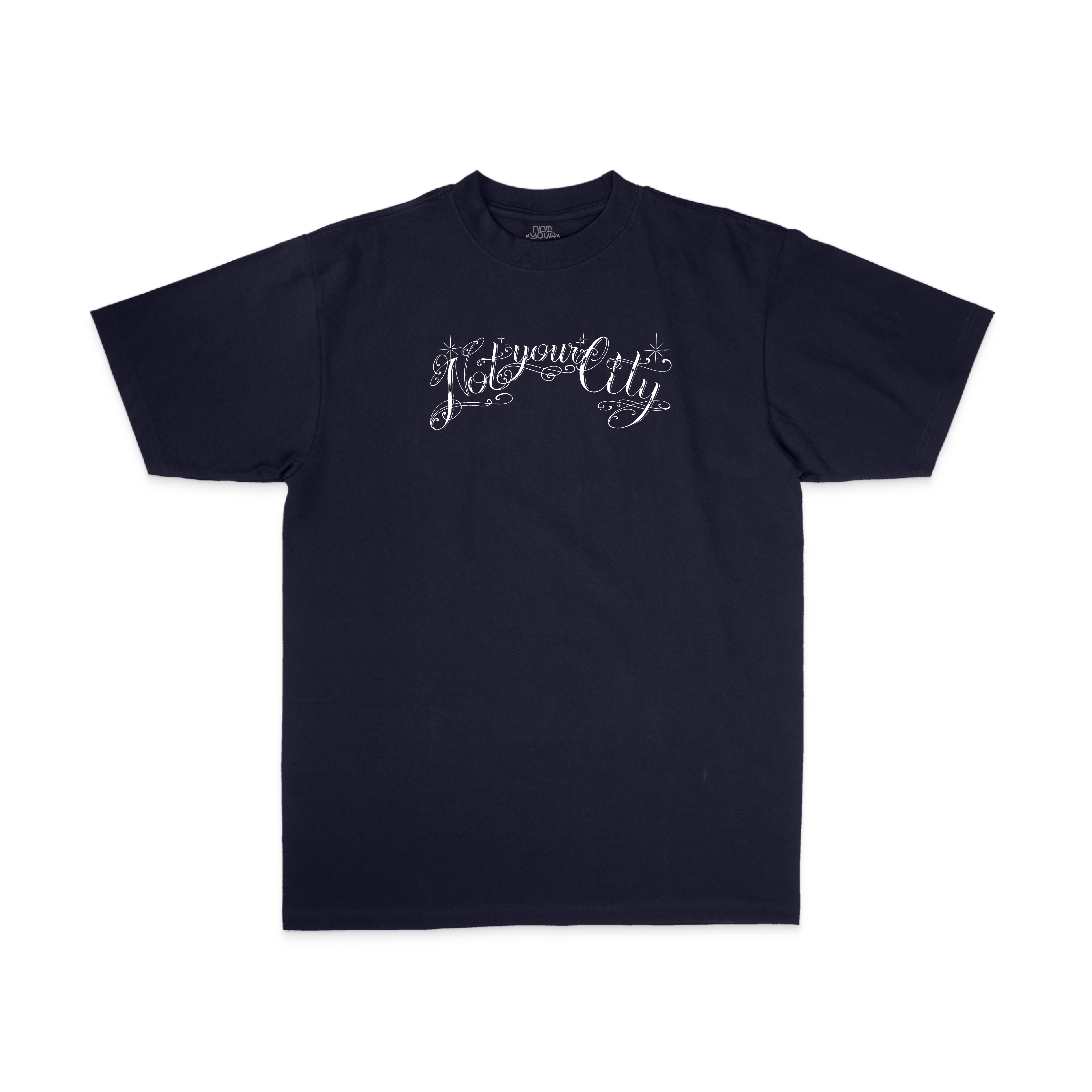"ESCRITO" TEE (NAVY)