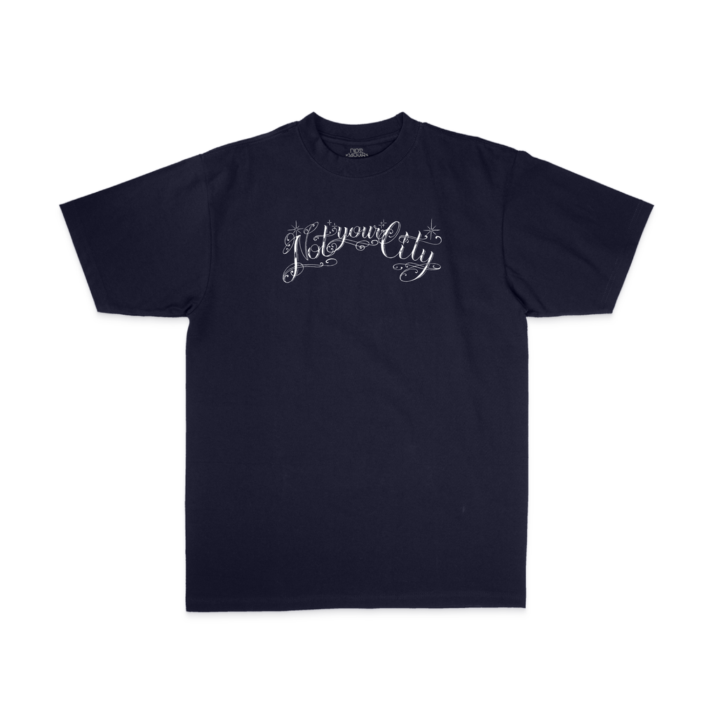"ESCRITO" TEE (NAVY)