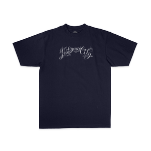 "ESCRITO" TEE (NAVY)