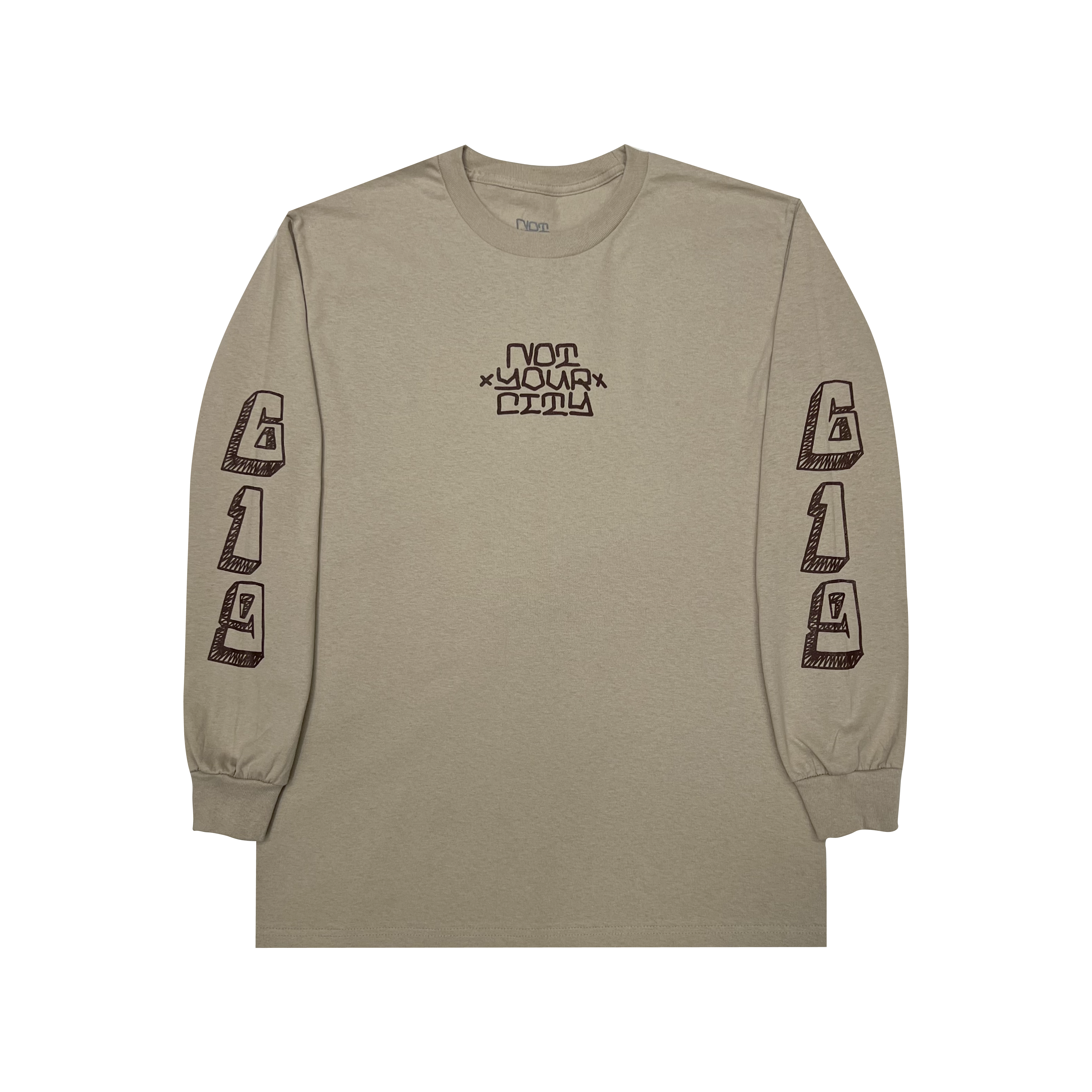 “HOOD TOUR” TEE (TAN)