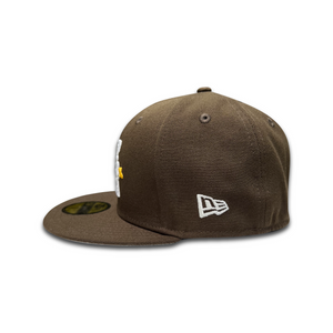 “BLOCKBOY” FITTED HAT (CHOCOLATE)