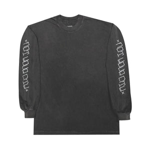 “J STREET” LONGSLEEVE (VINTAGE BLACK)
