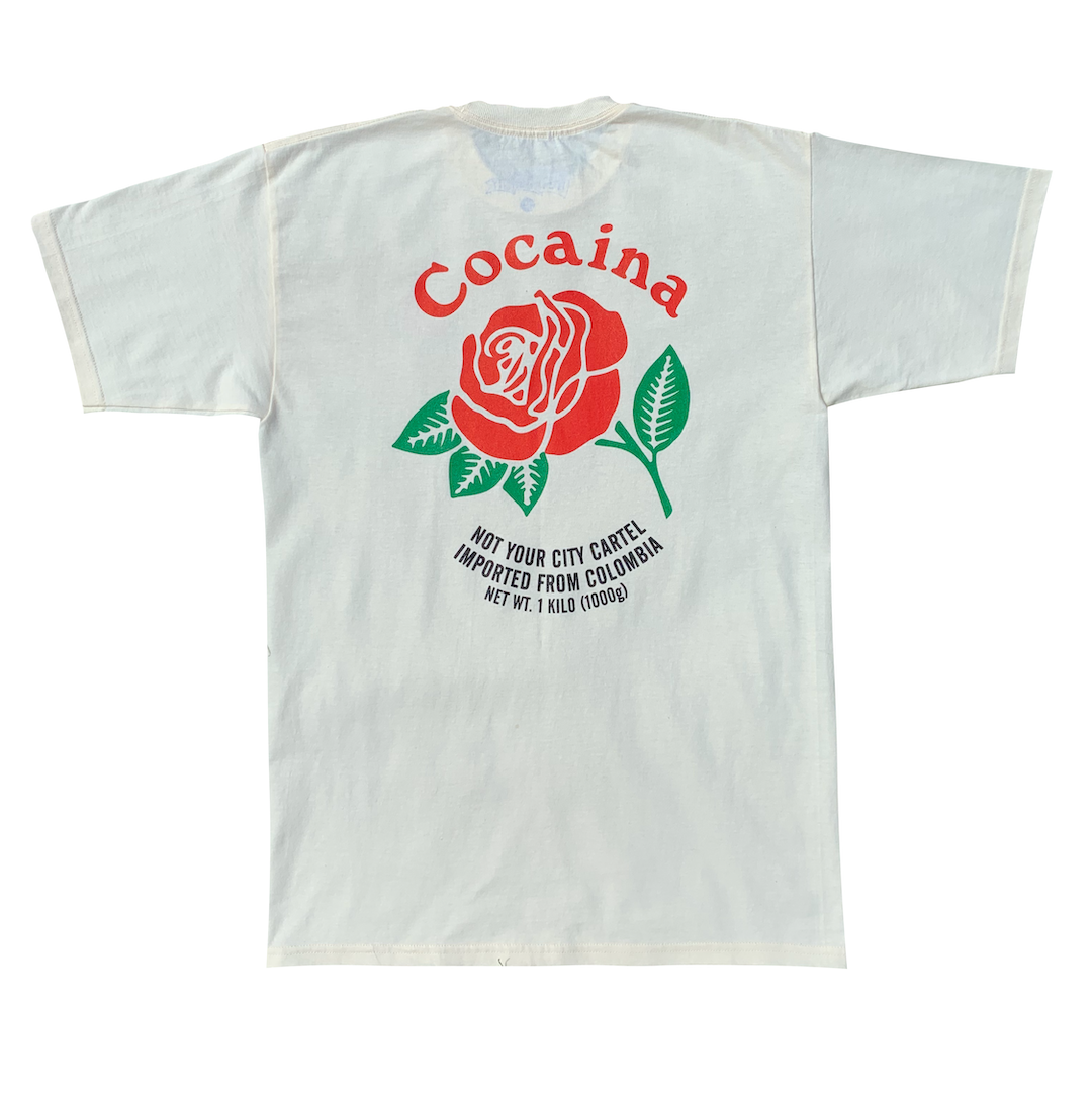 “COMO LA FLOR” TEE (CREAM)
