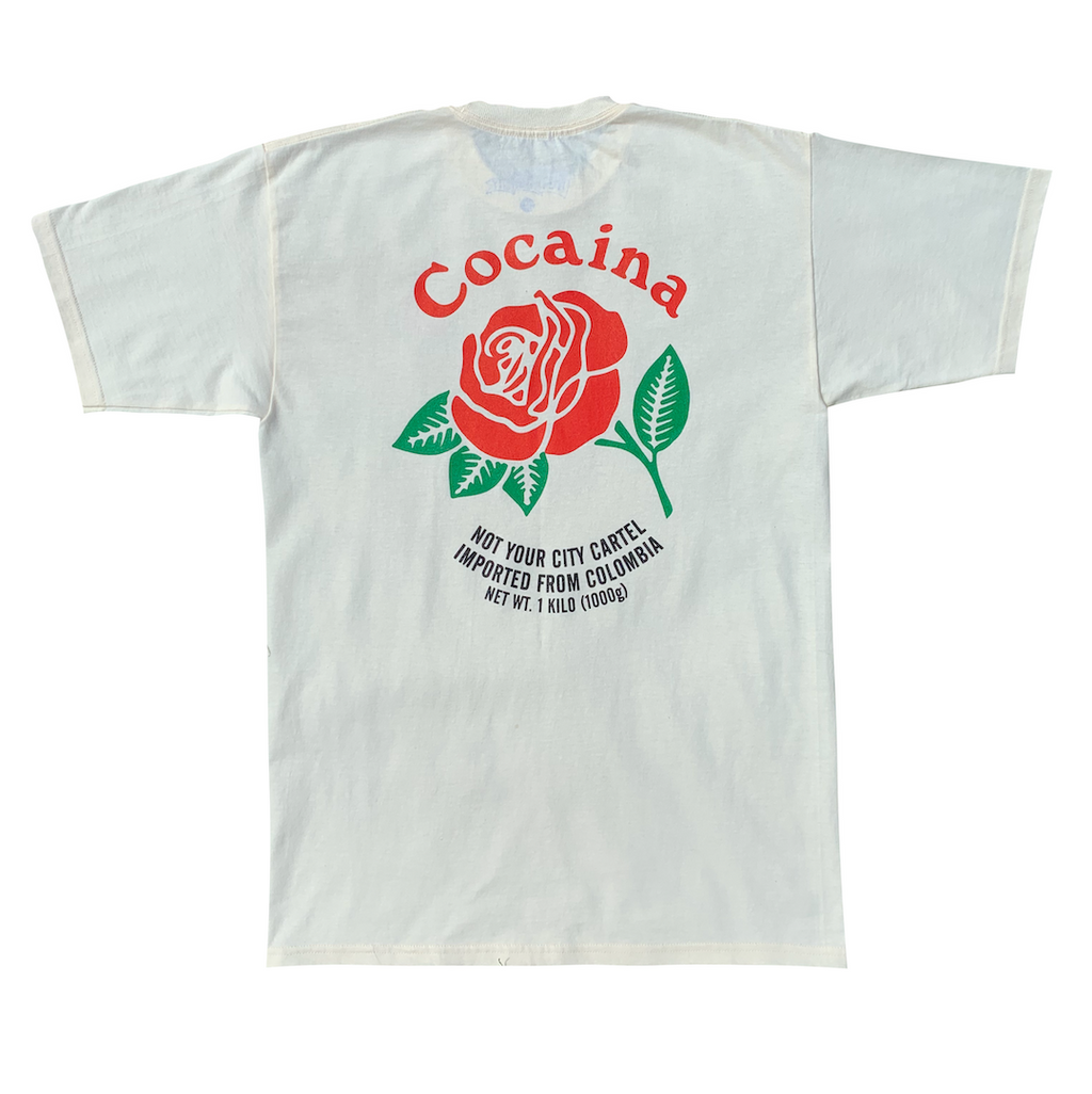 “COMO LA FLOR” TEE (CREAM)