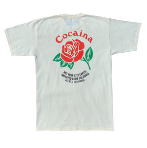 “COMO LA FLOR” TEE (CREAM)